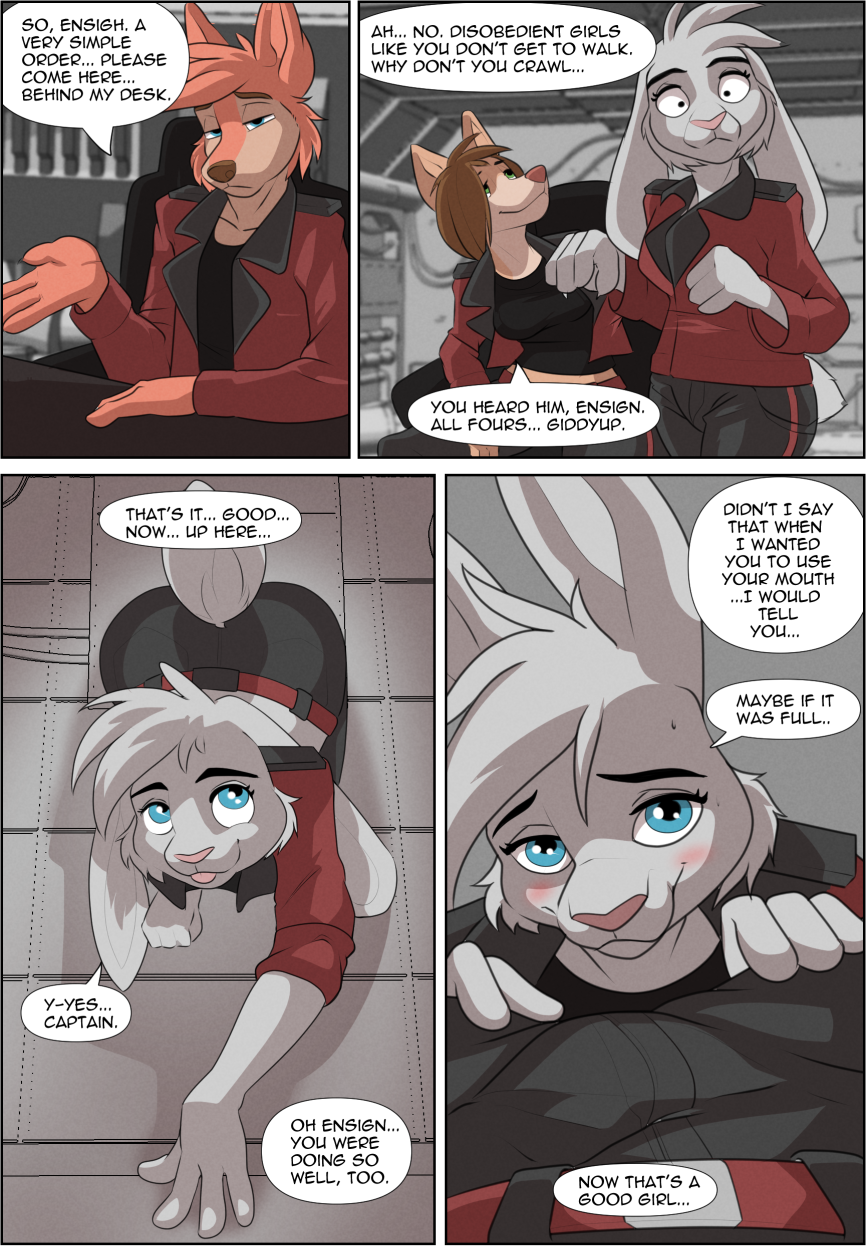 Lt. Freya – Issue 07 – Discipline – Page 08 | Space Smut Comics